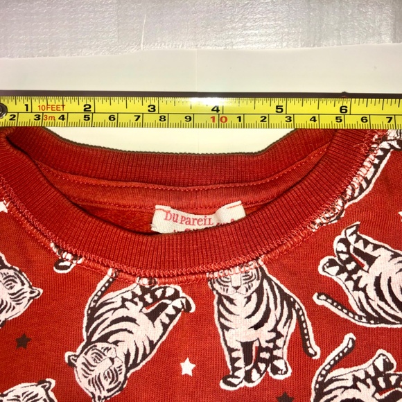 Du Pareil children’s Tiger Printed Sweater - Picture 5 of 10